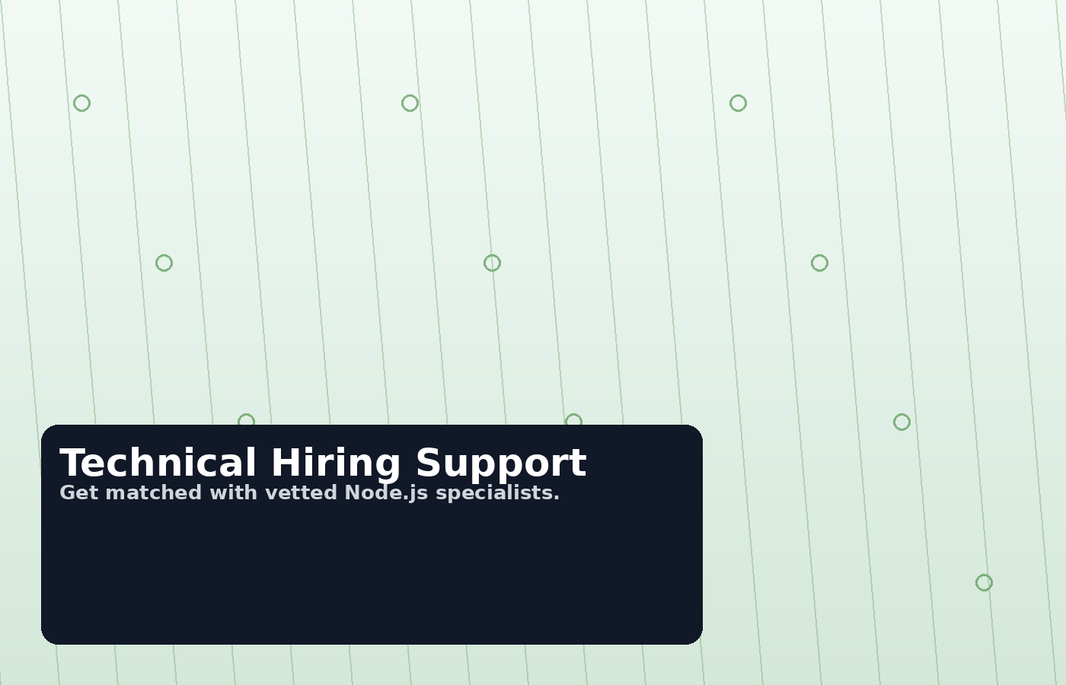 Technical hiring consultation support team